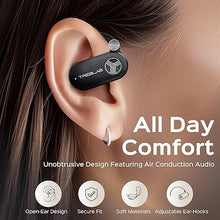 Load image into Gallery viewer, TREBLAB X-Open - True Open Ear Wireless Earbuds, Lightweight Comfort, Behind-Ear Fit, Immersive Sound, Dual Mic for Calls, 40H Playtime, Bluetooth Headphones Open Ear for Sports, Workout, Running

