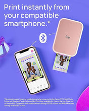 Load image into Gallery viewer, Canon Ivy 2 Mini Photo Printer, Print from Compatible iOS &amp; Android Devices, Sticky-Back Prints, Blush Pink

