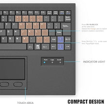 Load image into Gallery viewer, E-SDS Wired Machine Keyboard with Touchpad Portable Compact - PS/2 Interface
