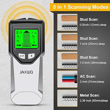 Load image into Gallery viewer, Stud Finder Wall Scanner - 5 in 1 Stud Finder Tool w/Intelligent Microprocessor Chip and HD LCD Display, Stud Detector Beam Finders for the Center and Edge of Wood AC Wire Metal Studs Joist
