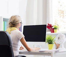 Load image into Gallery viewer, Genesis 6-Inch Clip Convertible Table-Top &amp; Clip Fan Two Quiet Speeds - Ideal For The Home, Office, Dorm, More Off White
