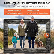 Load image into Gallery viewer, 10.1 Inch Uhale WiFi Digital Picture Frame with 32GB Storage and 1280 * 800 IPS Touch Screen Easy Setup to Share Photo Video via Free APP, for Christmas
