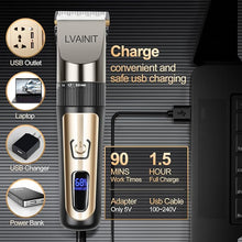 Load image into Gallery viewer, Hair Clippers for Men, Cordless LCD Rechargeable Hair Trimmer Beard Trimmer for Men, Men&#39;s Grooming Kit for Hair, Face, Beard, Professional Electric Barber Clippers
