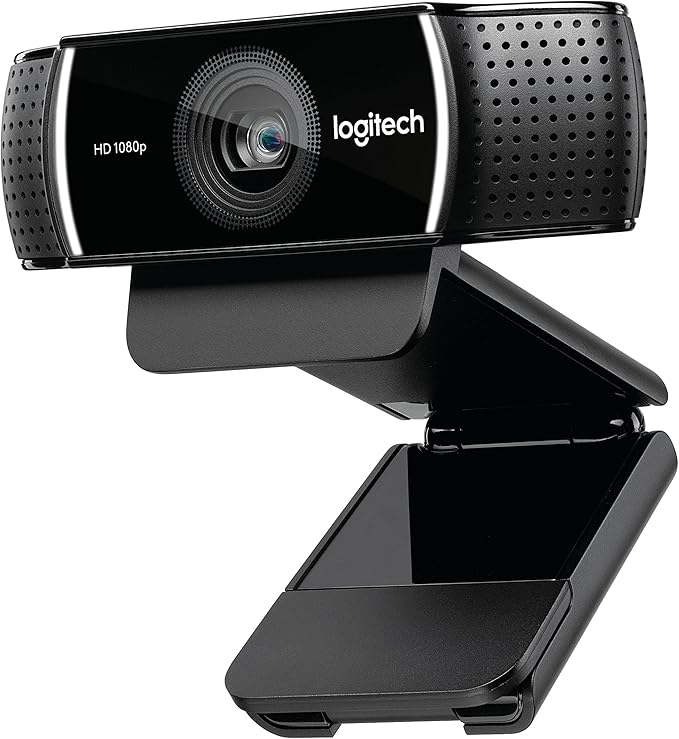 Logitech 1080p Pro Stream Webcam for HD Video Streaming and Recording at 1080p 30FPS (Renewed)