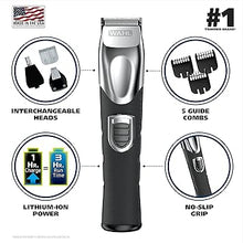 Load image into Gallery viewer, Wahl USA Rechargeable Lithium Ion All in One Beard Trimmer for Men with Detail and Ear &amp; Nose Hair Trimmer Attachment – Model 9854-600B
