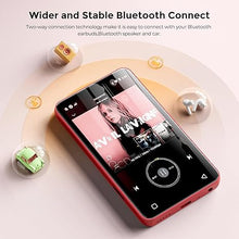 Load image into Gallery viewer, innioasis 160GB MP3 Player with Bluetooth and WiFi, Android Music Player with Spotify,Amazon Music,Pandora,4&quot; Full Touch Screen MP3 Player with Audible,Libby,Audiobooks (Black_Red)
