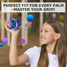 Load image into Gallery viewer, SHASHIBO Shape Shifting Box - Award-Winning, Patented Fidget Cube w/ 36 Rare Earth Magnets - Transforms Into Over 70 Shapes, Download Fun in Motion Toys Mobile App (Holographic - Vapor)
