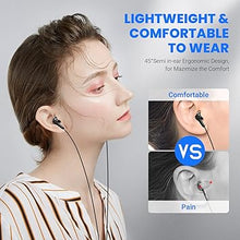 Load image into Gallery viewer, USB C Headphones for Samsung S24 Ultra S23 Fe S22+, Type C Earphones with Microphone HiFi Stereo Volume Control Magnetic in Ear Wired Earbud for iPhone 16 15 Pro Max Plus Galaxy Flip 6 5 Pixel 9 8 7
