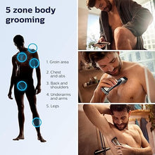 Load image into Gallery viewer, Philips Norelco Exclusive Bodygroom Series 7000 Showerproof Body &amp; Manscaping Trimmer &amp; Shaver, BG7030/49 + Philips Norelco Nose Trimmer 3000, for Nose, Ears, Eyebrows, NT3600/62
