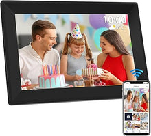 Load image into Gallery viewer, 10.1Inch WiFi Smart Digital Picture Frames,1280 * 800 IPS HD Resolution Digital Photo Frame,16GB Storage,Auto-Rotate,Digital Frame use Mobile Phone Share Pictures and Video
