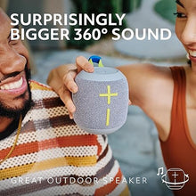 Load image into Gallery viewer, Ultimate Ears WONDERBOOM 4 Portable Waterproof Bluetooth Speaker with Big Bass and 360-Degree Sound, Dustproof Floating Speaker with 131ft (40m) Range - Gray
