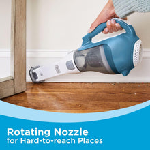 Load image into Gallery viewer, BLACK+DECKER dustbuster AdvancedClean/ Handheld Vacuum Cordless, Compact Home and Car Vacuum with Crevice Tool, Rotating Nozzle and Charging Station, Large Dust Bowl (CHV1410L)
