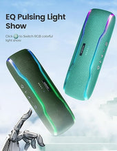 Load image into Gallery viewer, Portable Bluetooth Speaker, IPX7 Waterproof Wireless Speaker with Colorful Flashing Lights, 25W Stereo Sound with 24H Playtime, 100ft Bluetooth Range, Home Outdoor Speaker, TWS Pairing for Teen Gifts
