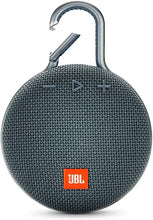 Load image into Gallery viewer, JBL Clip 3, Blue - Waterproof, Durable &amp; Portable Bluetooth Speaker - Up to 10 Hours of Play - Includes Noise-Cancelling Speakerphone &amp; Wireless Streaming
