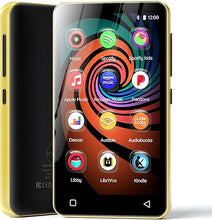 Load image into Gallery viewer, 160GB MP3 Player with Bluetooth and WiFi, innioasis Music Player with Spotify,Pandora,Amazon Music,4&quot; Touch Screen Android MP4 MP3 Player for Kids with Libby,Audible(Black_Gold)

