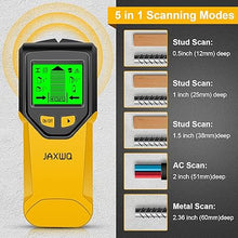 Load image into Gallery viewer, Stud Finder Wall Scanner - 5 in 1 Stud Finder Tool w/Intelligent Microprocessor Chip and HD LCD Display, Stud Detector Beam Finders for the Center and Edge of Wood AC Wire Metal Studs Joist Pipe
