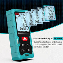 Load image into Gallery viewer, Kiprim Laser Distance Measure High Accuracy 165ft Kiprim LD50E Laser Tape Measure 50M Compact Laser Measurement Tool with Larger Backlit LCD Display,ft/m/in Switching,Bubble Level
