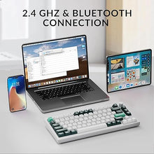 Load image into Gallery viewer, Keychron Q1 HE Wireless QMK Custom Mechanical Keyboard with Hall Effect Gateron Double-Rail Magnetic Switch Rapid Trigger, 2.4 GHz Bluetooth RGB Compatible with Mac Windows Linux (Hot-swappable)
