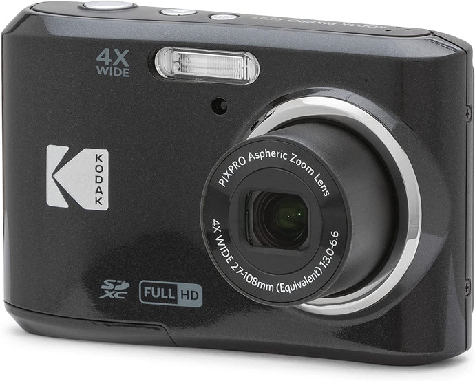 KODAK PIXPRO Friendly Zoom FZ45-BK 16MP Digital Camera with 4X Optical Zoom 27mm Wide Angle and 2.7