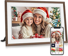 Load image into Gallery viewer, Frameo 10.1" WiFi Digital Picture Frame, Smart Cloud Electronic Photo Frame with 32GB Memory 1280x800 HD IPS Touch Screen Slideshow Auto-Rotate Wall Mounted, Share Photos/Videos from Phone Remotely
