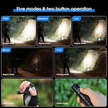 Load image into Gallery viewer, WUBEN T2 Pen Flashlight, 550 Lumens AA Flashlight, EDC Tactical Flashlight, 2AA Battery Powered, with Memory Function, 5 Lighting Modes, IP68 Waterproof, for Camping, Work, Repair, Emergency
