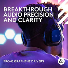 Load image into Gallery viewer, Logitech G Astro A50 X LIGHTSPEED Wireless Gaming Headset + Base Station, PRO-G GRAPHENE, PLAYSYNC Across Xbox Series X|S + PS5 + PC/Mac, Bluetooth, HDMI 2.1 Passthru - Black
