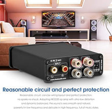 Load image into Gallery viewer, Nobsound Mini Dual TPA3116 Digital Power Amplifier HiFi Stereo Amp Audiophile-Grade 2.0 Channel 100W×2 NE5532P Pre-Amp (Black)
