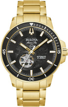 Load image into Gallery viewer, Bulova Men's Marine Star 'Series C' Automatic Stainless Steel 3-Hand Watch, Exhibition Case, Rotating Bezel
