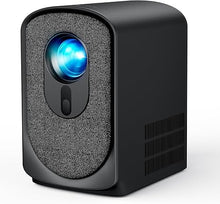 Load image into Gallery viewer, [Electric Focus] Mini Projector with WiFi and Bluetooth, Portable Projector Support 4K Movie Video Projection 350ANSI Phone Projector Home and Outdoor Cinema with HDMI Cable
