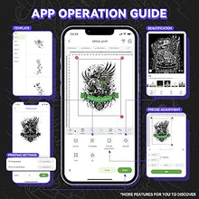 Load image into Gallery viewer, P90 Wireless Tattoo Stencil Printer - Professional &amp; Beginner Friendly, Bluetooth &amp; USB Connectivity, Free Stencil Paper Included
