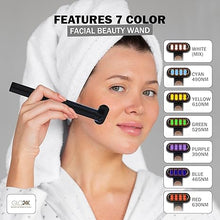 Load image into Gallery viewer, GLO24K 7 Color LED Super Wand + Hydra Gel for Radiant, Glowing Skin on the Face, Neck, and Around the Eyes
