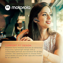 Load image into Gallery viewer, Motorola Bluetooth Earpiece HK500 in-Ear Wireless Mono Headset with Mic for Clear Phone Calls - Smart Touch/Voice Control, Noise Cancelling Microphone, Multipoint Connectivity, Long Battery Life
