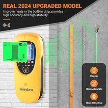 Load image into Gallery viewer, Stud Finder Wall Scanner - 5 in 1 Electronic Stud Sensor Joist Drywall Wall Detector Beam Depth Finder with LCD Display for Wood AC Wire Metal Studs Detection
