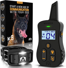 Load image into Gallery viewer, INVIROX Dog Shock Collar [Ultra K9] 124 Training Levels, 4 Powerful Modes with Night-Light and ¾ Mile Range 100% Safe Dog Training Collar for Large Dogs IP67 Waterproof
