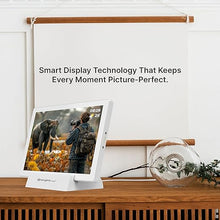 Load image into Gallery viewer, Avyona 10.1" Smart WiFi Digital Photo Frame | 3000mAh Battery | 32GB Storage | HD IPS Touchscreen | Frameo App for Instant Sharing Photo &amp; Video | Auto-Rotate, Frost White
