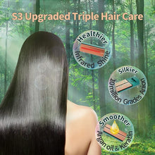 Load image into Gallery viewer, Infrared Flat Iron Hair Straightener, Keratin Infused, Negative Ion, Ceramic Flat Iron Curling Iron in One, Professional Straight Iron for Hair, Non Damage Dual Voltage Straightening Hair Iron
