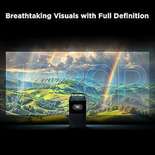 Load image into Gallery viewer, TCL A1 1080p FHD Smart Projector with Google TV and Netflix Certified, Outdoor/Indoor, WiFi/Bluetooth, 16W Audio, Dolby Digital Audio Processing, Game Mode, 120-Inch Screen
