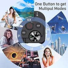 Load image into Gallery viewer, Cameras for Photography,4K 64MP Digital Camera,12X Optical Vlogging Camera for YouTube,One Button Point and Shoot Digital Camera,Auto-Focus Video Camera,Travel Camera with 64G TF Cards for Beginners
