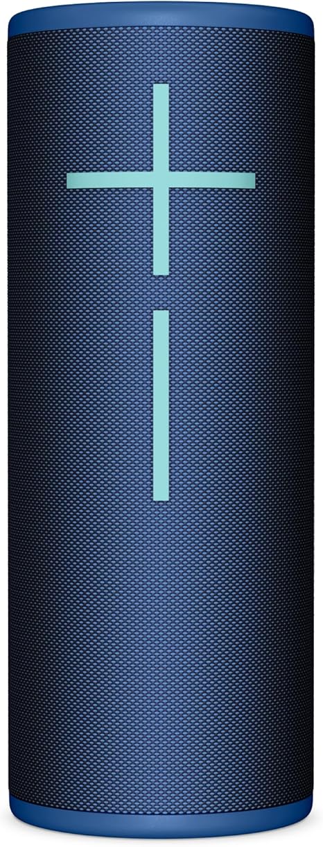 Ultimate Ears MEGABOOM 4 Portable Waterproof Bluetooth Speaker with Powerful 360-Degree Sound and Thundering Bass, Floating Speaker with 20-Hour Battery and 147ft (45m) Range - Blue