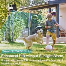 Load image into Gallery viewer, GENBOLT Solar Security Camera Wireless Outdoor, Battery Operated PTZ WiFi Camera 4W 7800mAh Rechargeable Floodlight Home Surveillance CCTV IP Camera, PIR Siren Alarm with Humanoid Detection
