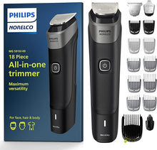 Load image into Gallery viewer, Philips Norelco Multigroom Series 5000 18 Piece, Beard Face, Hair, Body and Intimate Hair Trimmer for Men - NO BLADE OIL MG5910/49
