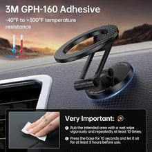 Load image into Gallery viewer, SYNCWIRE Fits MagSafe Car Mount, Magnetic Phone Holder for Car Dashboard, [Flexible Three-axis] 360° Rotation Magnetic Car Mount Strong Magnets Car Phone Holder Fits iPhone 16 15 14 13 12 Pro Max
