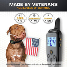 Load image into Gallery viewer, INVIROX Dog Training Collar [2025 Edition] 123 Levels Dog Training Collar with Remote 1100yd Range E Collar for Dogs Training 100% Waterproof Rechargeable, Manual Bark Collar for Large Dog
