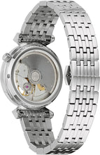 Load image into Gallery viewer, Bulova Women's Regatta Diamond Automatic Stainless Steel Open Aperture Watch, Mother of Pearl Dial Style: 96P222
