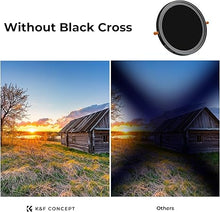 Load image into Gallery viewer, K&amp;F Concept 62mm Variable Fader ND2-32 ND Filter and CPL Circular Polarizing Lens Filter in 1 for Camera Lens Waterproof Neutral Density Polarizer Filter (Nano-D Series)
