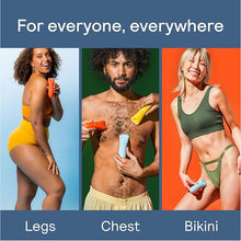 Load image into Gallery viewer, MERIDIAN Trimmer Plus Body Hair Manscaping Trimmer, Adjustable Guard, USB C Charging, Flash Light, Travel Lock, Charging Dock, Bikini Trimmer, Mens Body Hair Trimmer - Blaze
