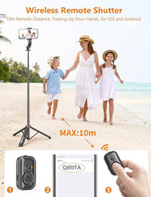 Load image into Gallery viewer, Selfie Stick Phone Tripod with Remote, 51" Aluminum Selfie Stick Tripod Stand for Cell Phone, 360° Rotation Portable Selfie Stick Tripod for iPhone 15/14 Pro Max/14 Pro/14/13 Pro Max/13 Pro, Android
