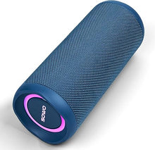 Load image into Gallery viewer, SOWO Waterproof Speaker Bluetooth Wireless- Portable Speaker Loud with Built-in Subwoofer and Tweeter, Extra Bass, Stereo Sound, IP67, Colorful Lights for Party, Outdoor, Camping - Blue
