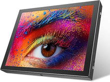 Load image into Gallery viewer, Eyoyo 8 inch Small Mini Monitor 1024x768 Resolution Car Rear View TFT LCD Screen Display with HDMI/VGA/AV Video Input for PC DVD DVR CCD 140 Degree Wi
