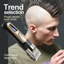Load image into Gallery viewer, Hair Clippers for Men, Cordless LCD Rechargeable Hair Trimmer Beard Trimmer for Men, Men&#39;s Grooming Kit for Hair, Face, Beard, Professional Electric Barber Clippers
